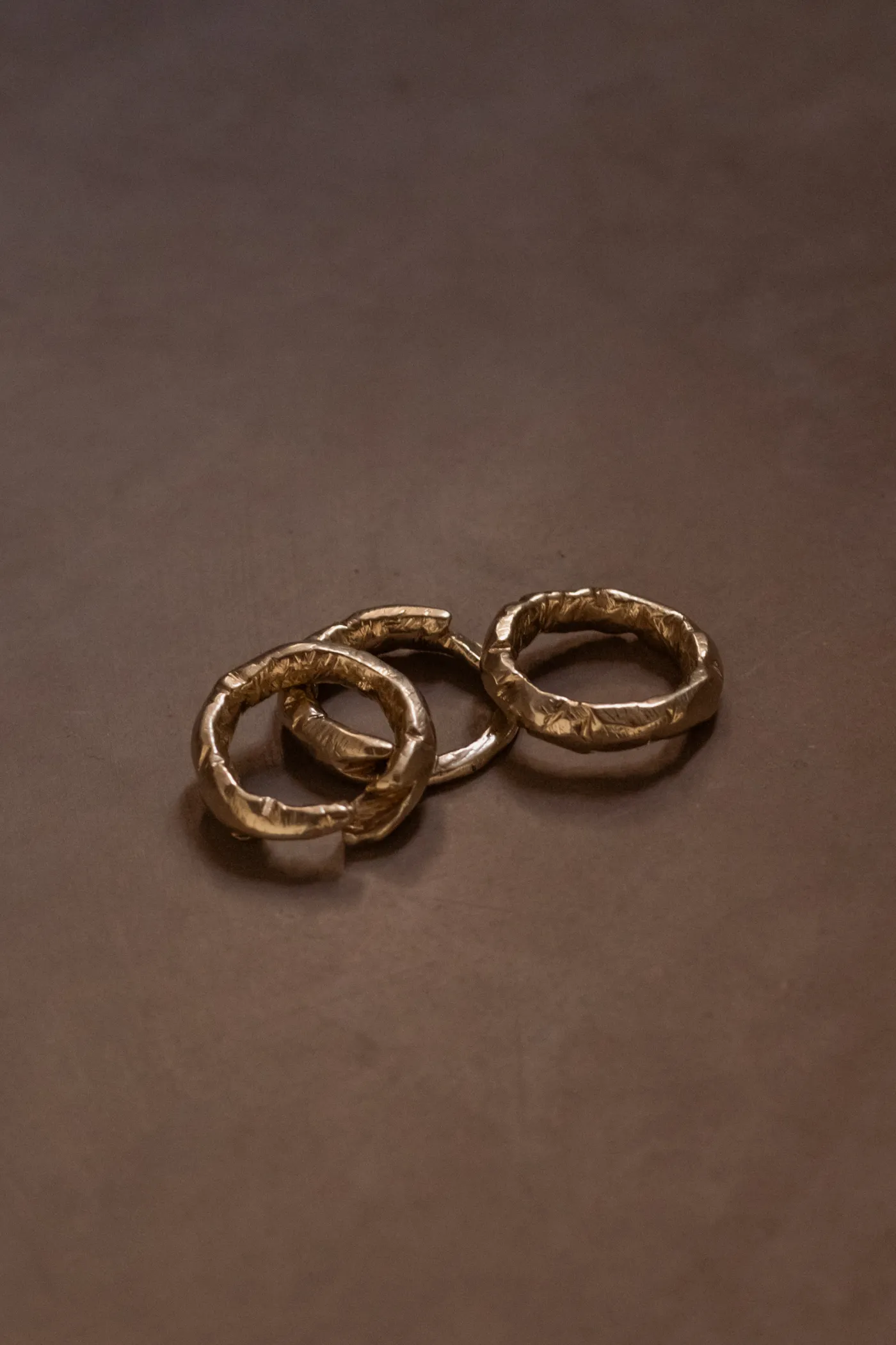 Triple Broken Ring Set